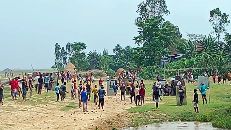 আজমিরীগঞ্জে আধিপত্য বিস্তার নিয়ে দু’পক্ষে সংঘর্ষ, আহত অর্ধশতাধিক